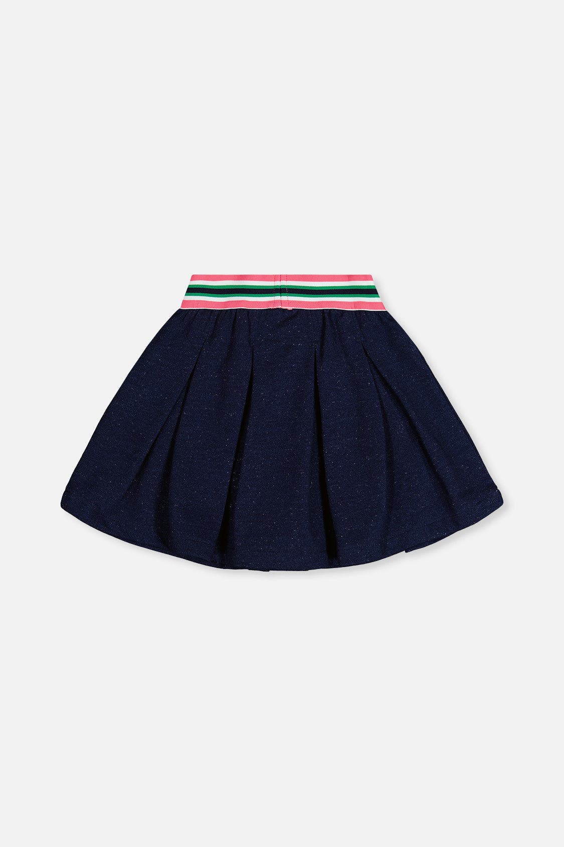 Deux par Deux Ivy Pleated Soft Shimmer French Terry Skirt | Nordstrom