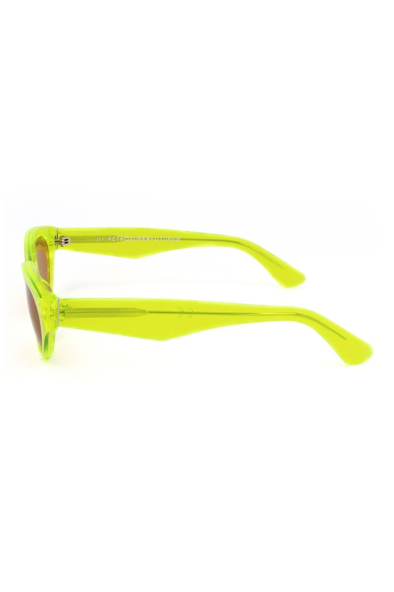 52mm Cat Eye Sunglasses, Alternate, color, YELLOW