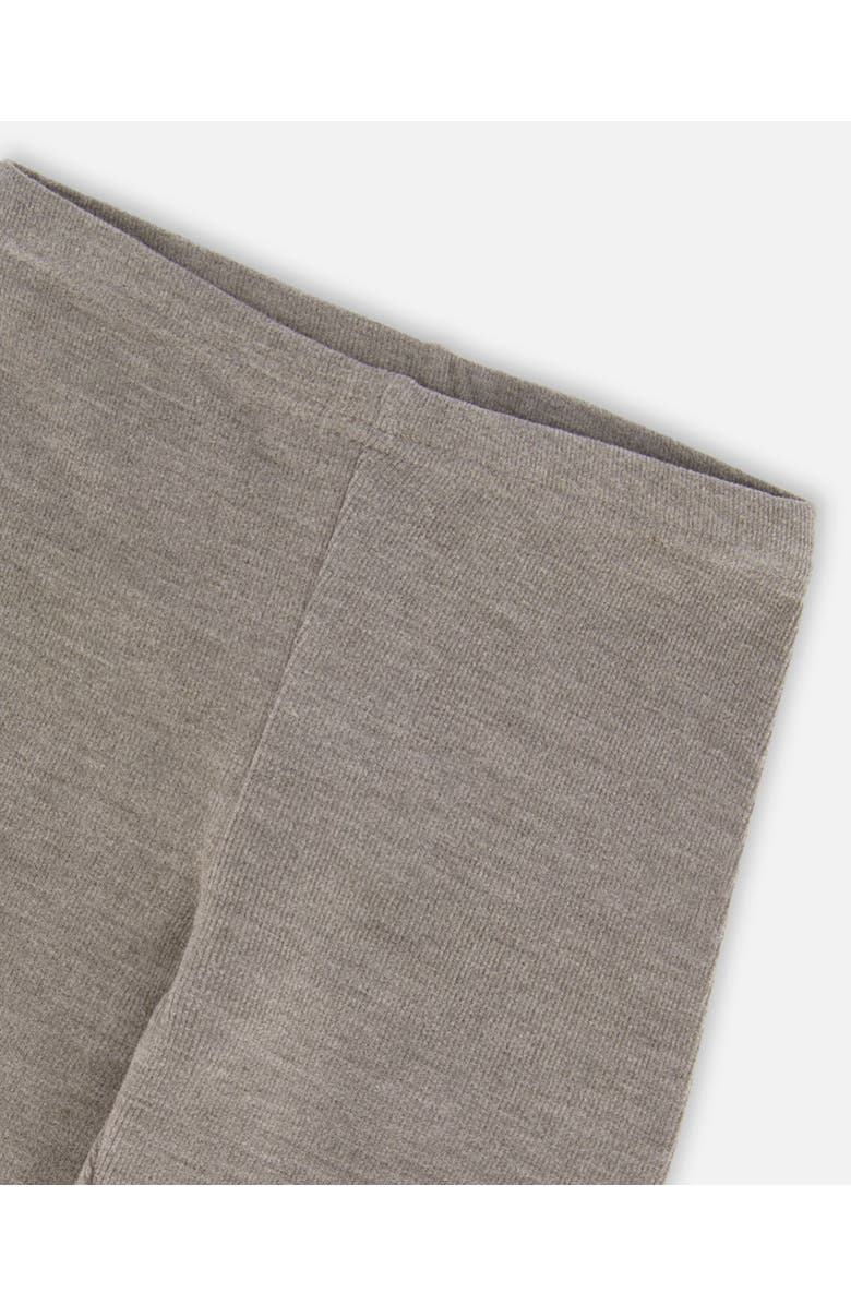 Deux par Deux Super Soft Ribbed Leggings, Alternate, color, Heather Gray