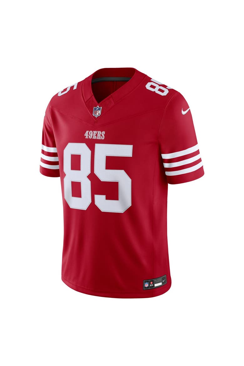 Men's Nike George Kittle Scarlet San Francisco 49ers Team Vapor F.U.S.E. Stitched Limited Jersey, Alternate, color, Scarlet