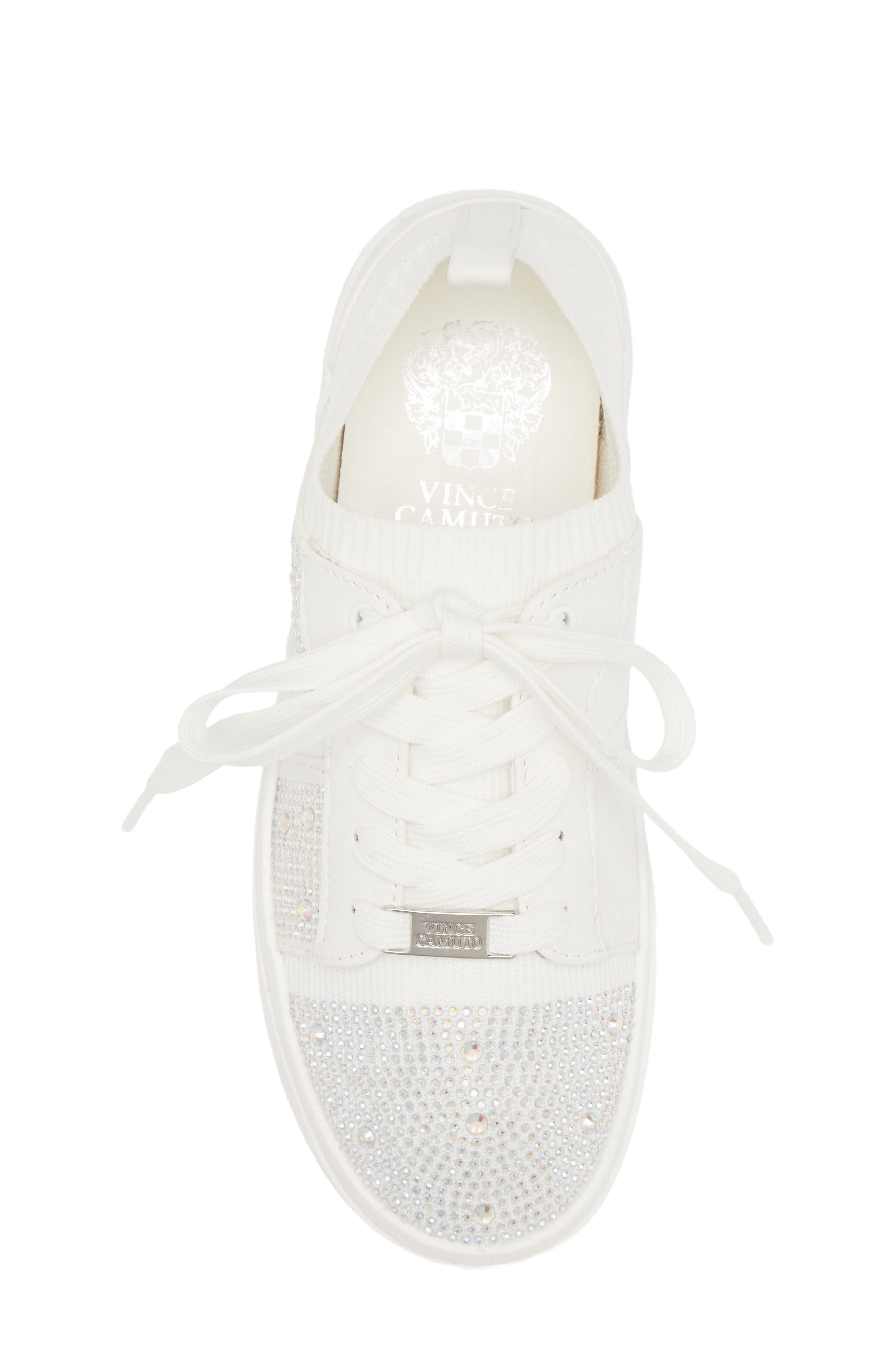 Vince Camuto Kids' Rhinestone Sneaker, Alternate, color, 