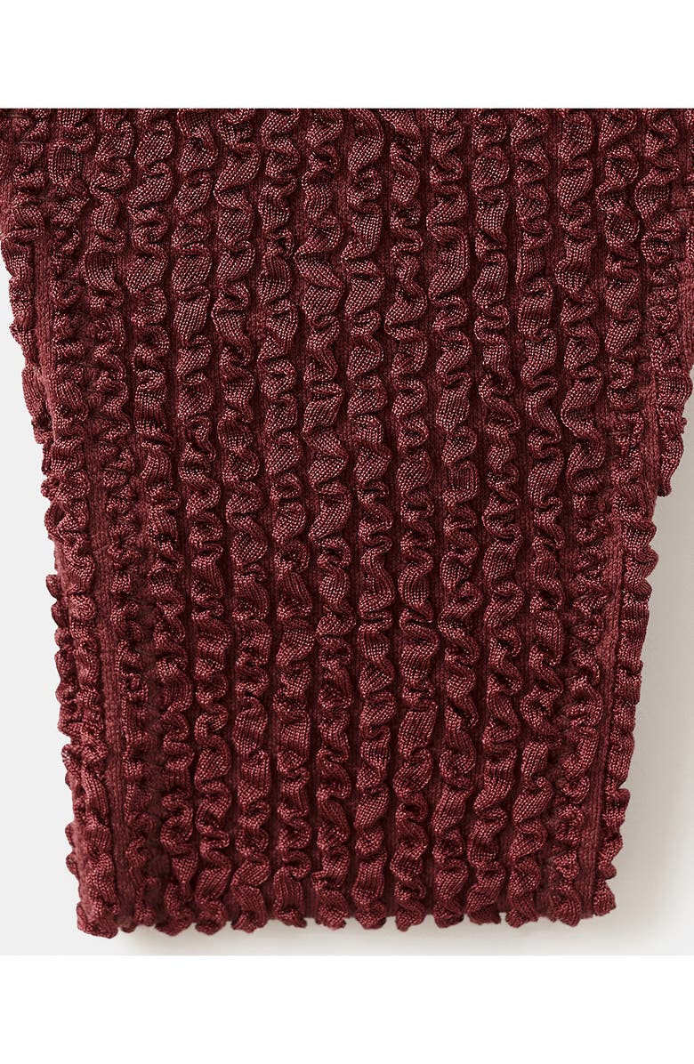 MANGO Textured One-Piece Swimsuit, Alternate, color, 