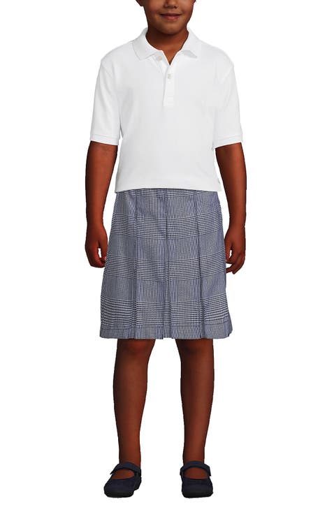 School Uniform Kids Short Sleeve Interlock Polo Shirt