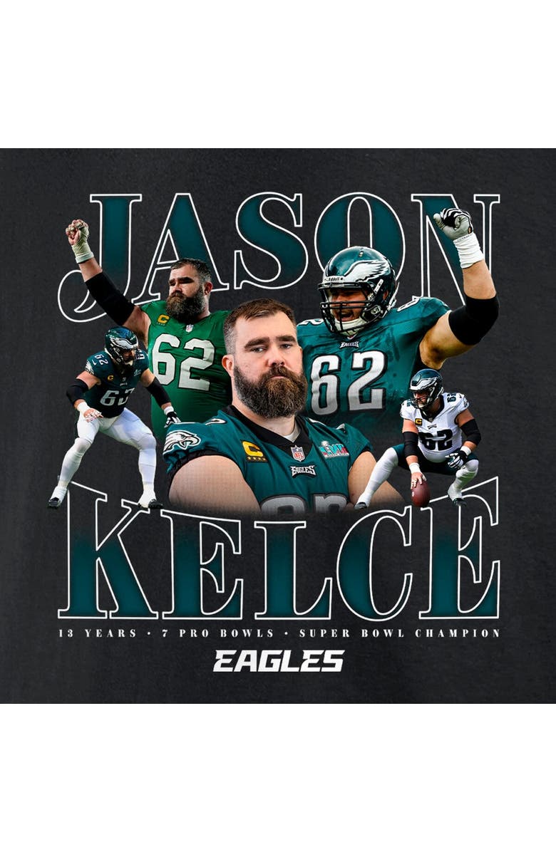 FANATICS Men's Fanatics Jason Kelce Black Philadelphia Eagles Retirement T-Shirt, Alternate, color, Black
