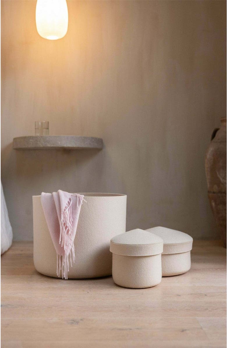 Graf Lantz Merino Wool Large Bin, Alternate, color, Feather