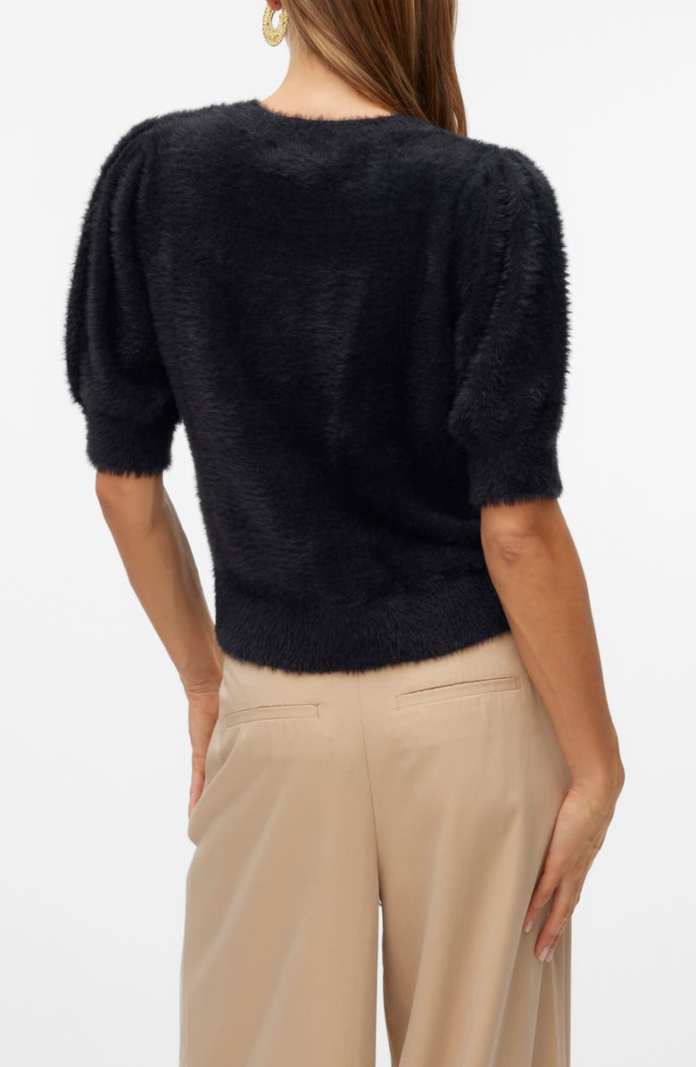 VERO MODA Alina Fuzzy Elbow Sleeve Sweater, Alternate, color,