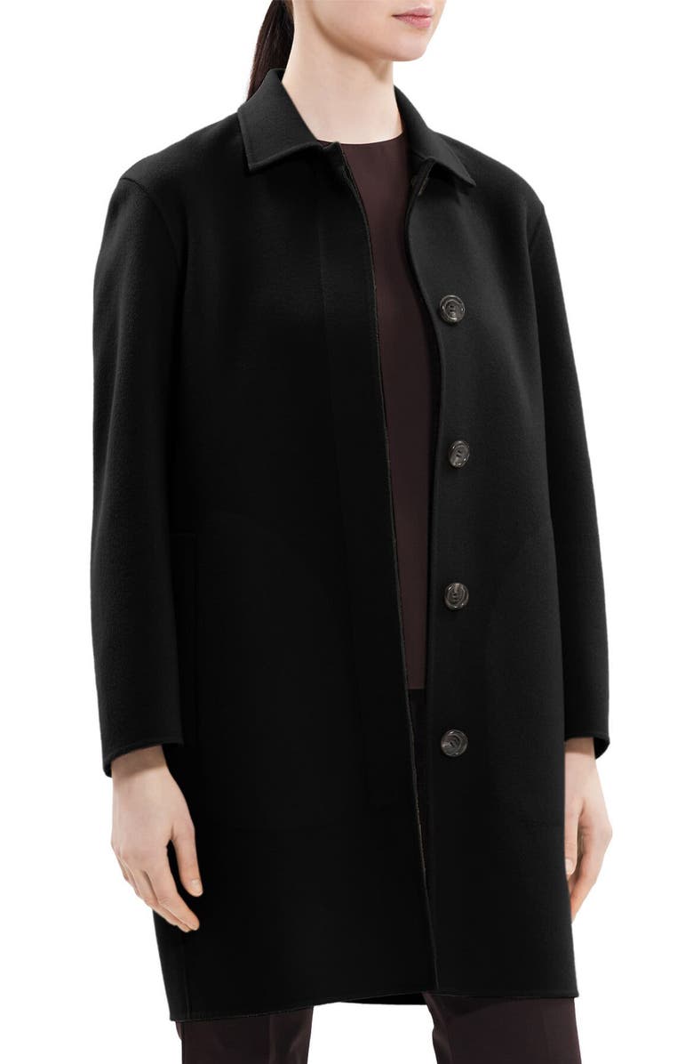 Theory Wool & Cashmere Car Coat, Alternate, color,