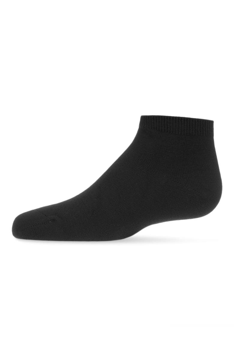 MeMoi Basic Silky-Soft Gauge Ankle Sock, Main, color, Black