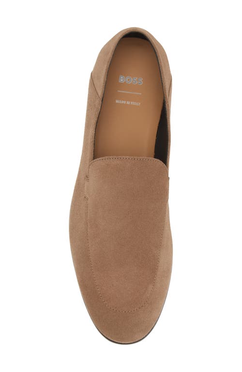 Hugo Boss Boss Soho Slip-on Loafer In Beige