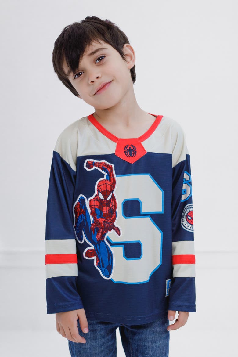 Spider-Man Hockey Jersey, Alternate, color, Navy Red Spider Man