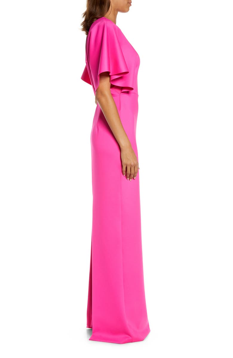 Black Halo Ilaria Column Gown, Alternate, color, 