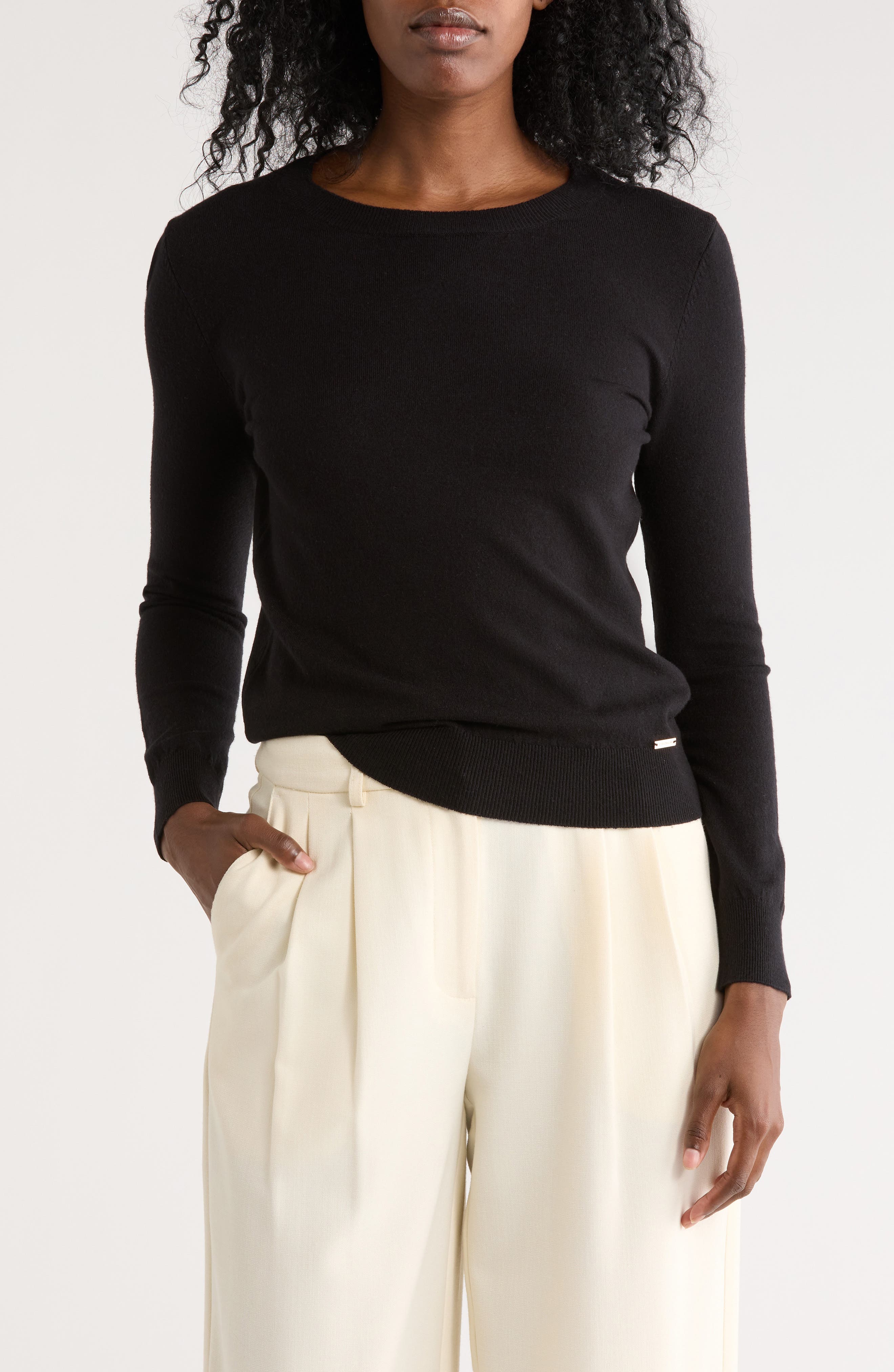 T Tahari Crewneck Sweater