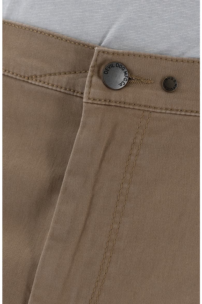 7-Inch Performance Stretch Chino Shorts, Alternate, color, DARK BEIGE/ KHAKI