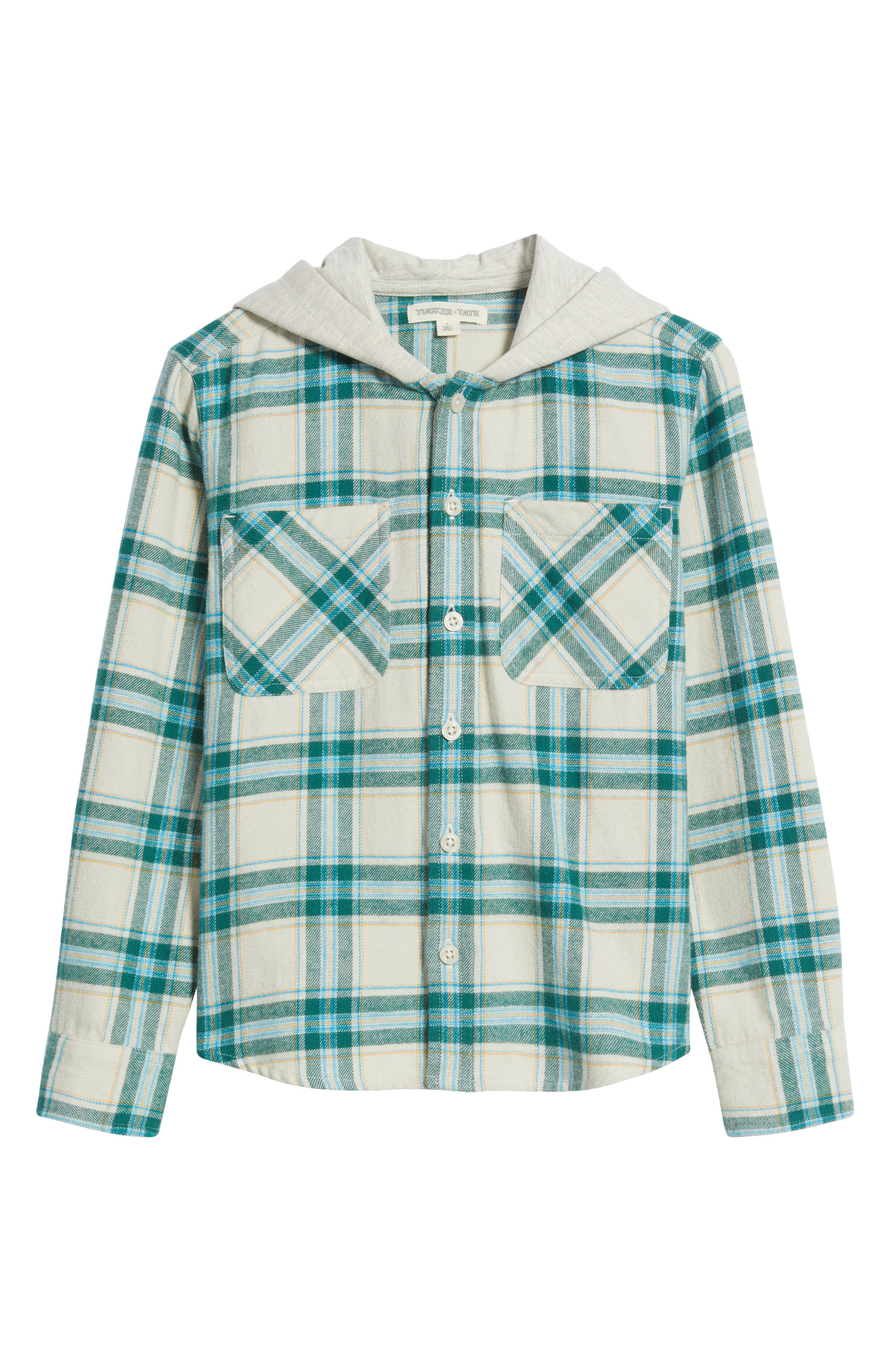 Tucker + Tate Kids' Hooded Flannel Shirt