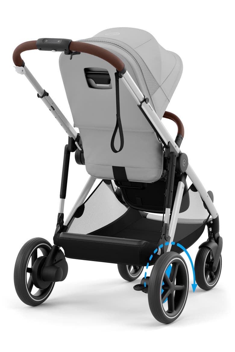 e-GAZELLE S Electronic Assist Stroller, Alternate, color, STONE GREY