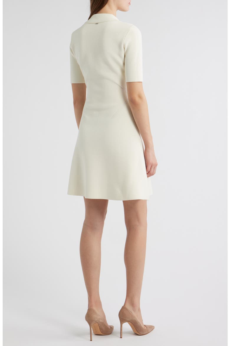 Felita Fit & Flare Sweater Dress, Alternate, color, OPEN WHT