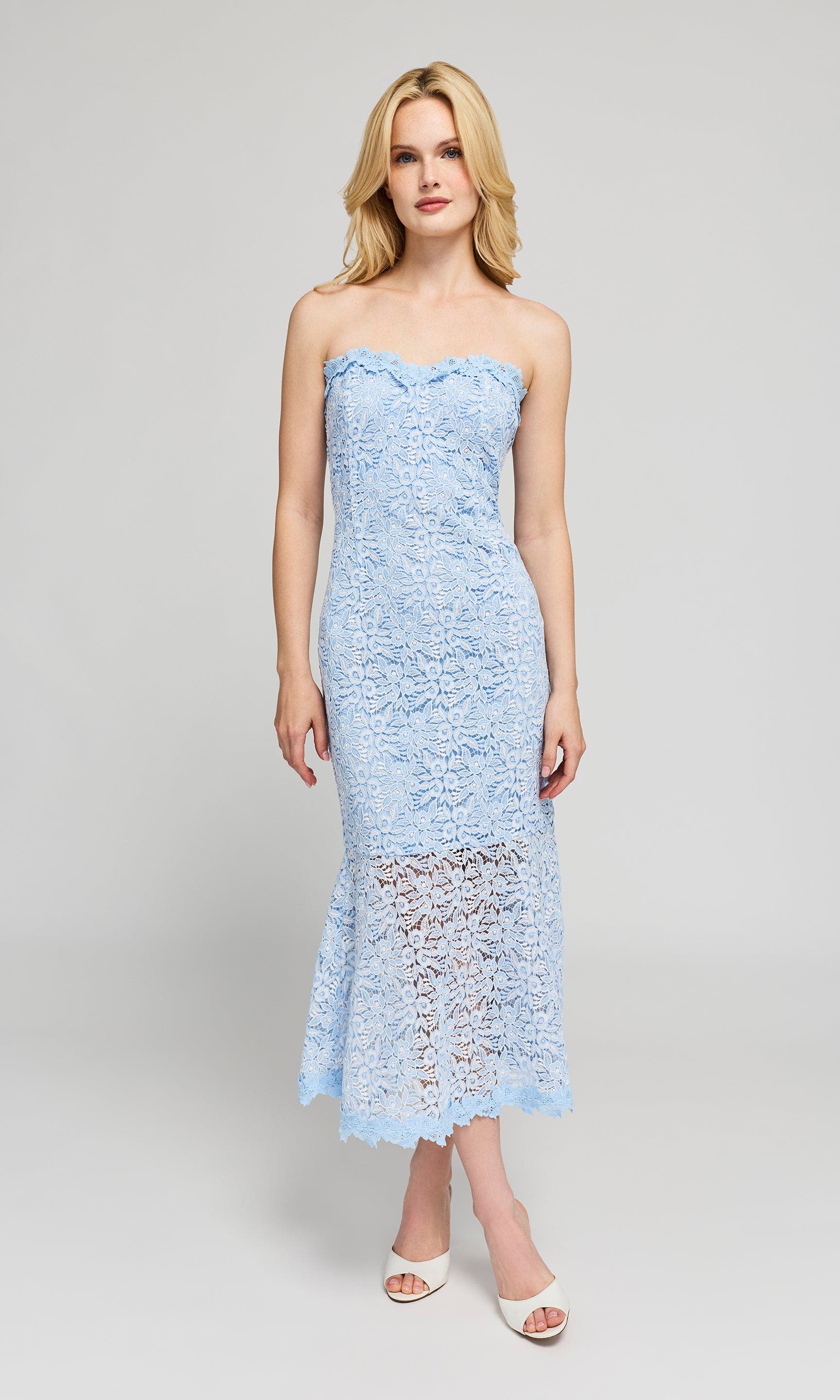 selected Light Blue/White