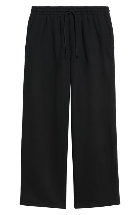 Straight Leg Fleece Sweatpants