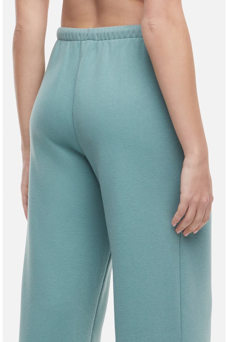 Andie Wide Leg Sweatpants, Alternate, color, OIL BLUE