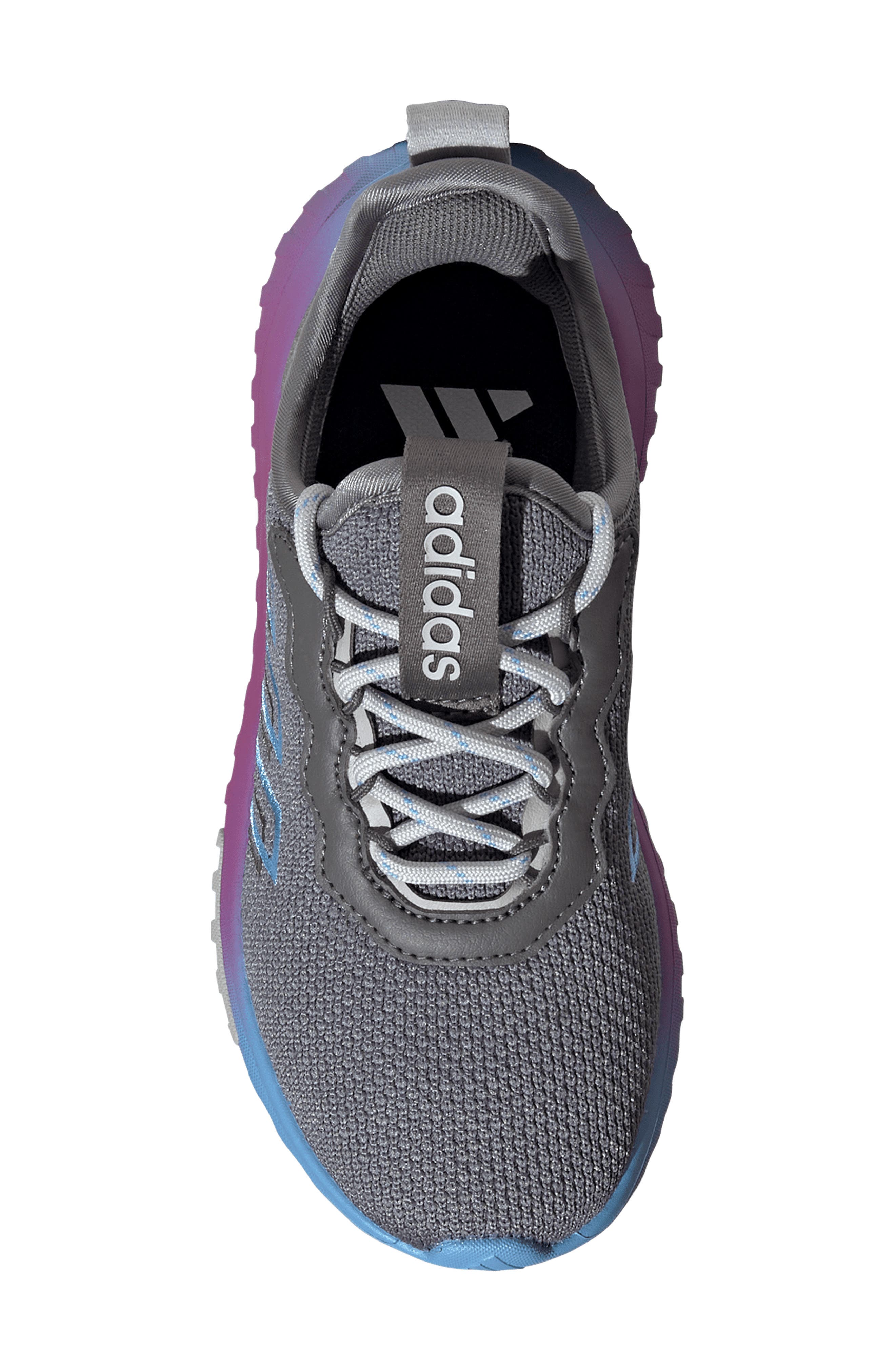 adidas Kids' Kaptir Flow 2.0 Sneaker, Alternate, color, Grey/ Blue/ Purple
