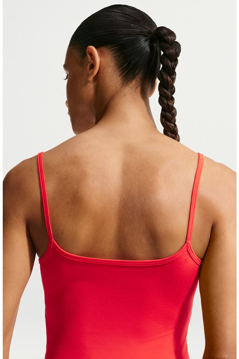 Dri-FIT Cami Tank Top, Alternate, color, 696 LIGHT CRIMSON/WHITE