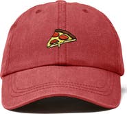 Dalix Pizza Slice Embroidered Dad Hat