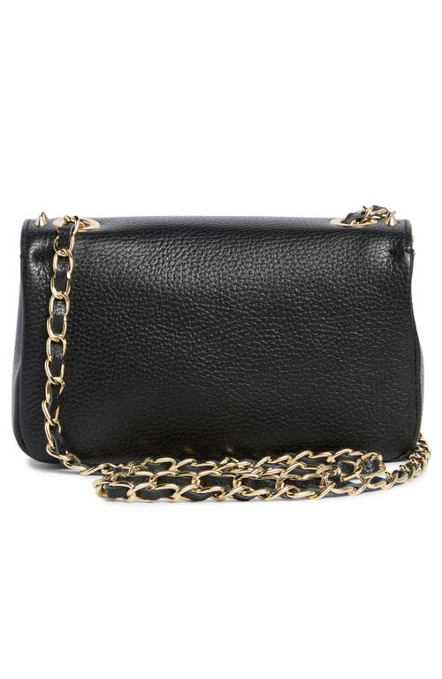Valentino By Mario Valentino Poisson Preciosa Leather Crossbody Bag In Black