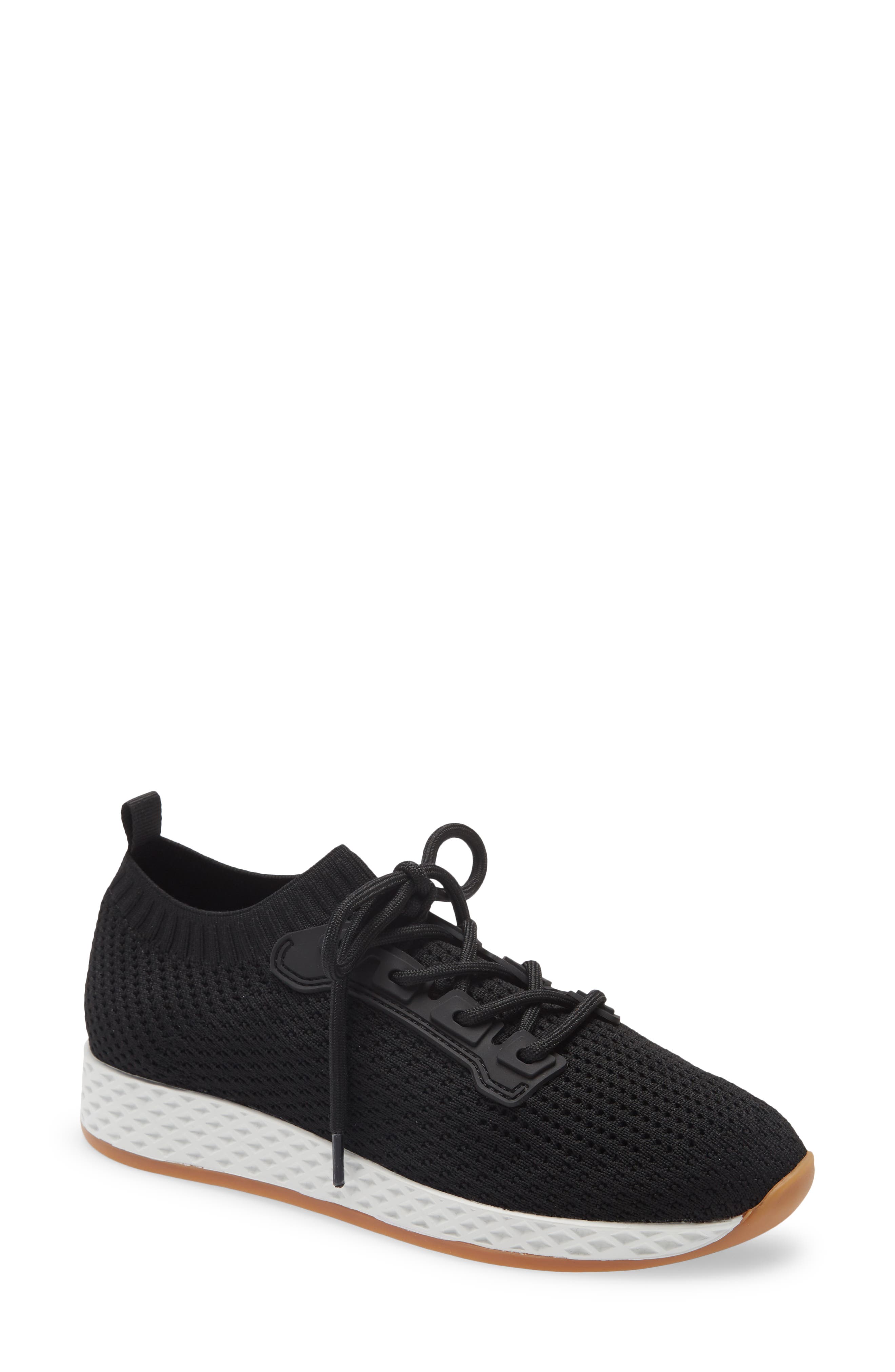 Raleigh Knit Sneaker, Main, color, BLACK KNIT