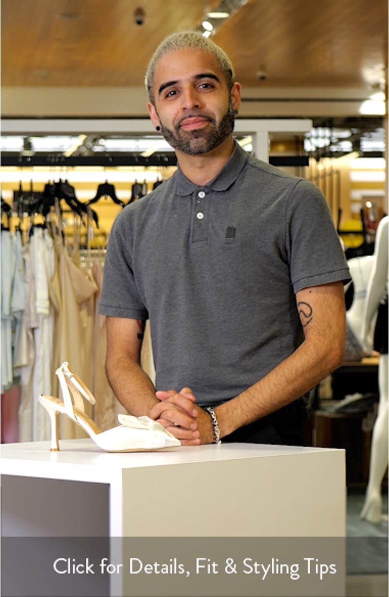 Francine Ankle Strap Pointed Toe Sandal, sales video thumbnail