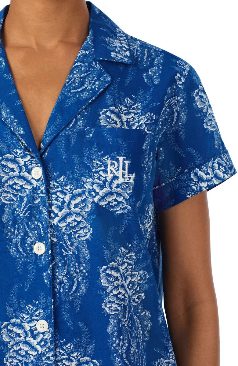 Lauren Ralph Lauren Print Short Pajamas, Alternate, color, 