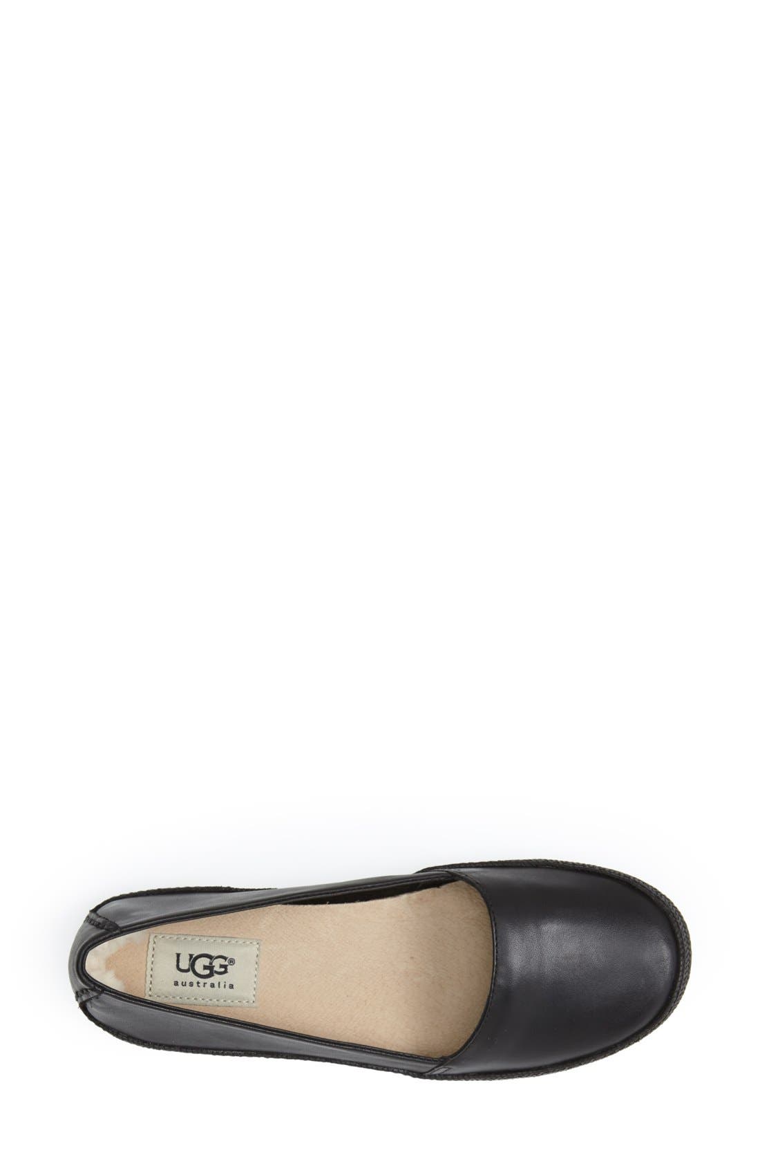 UGG<sup>®</sup> Australia 'Sauvie' Round Toe Flat, Alternate, color, 