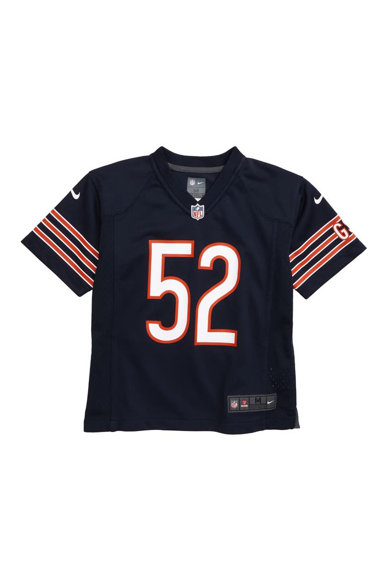 NFL Logo Chicago Bears Khalil Mack Jersey, Main, color, MARINE
