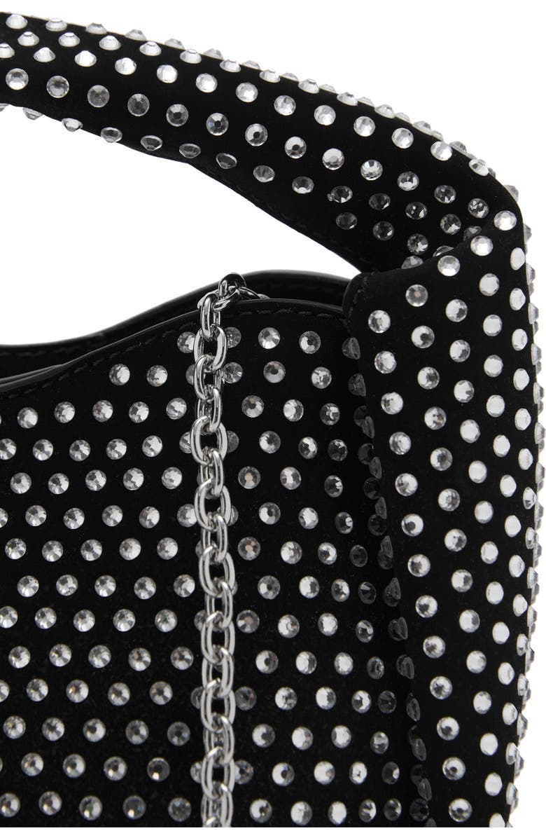 MANGO Mini Rhinestone Top Handle Bag, Alternate, color,