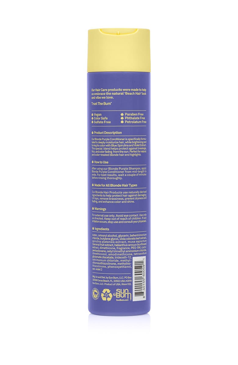 Sun Bum Blonde Purple Conditioner - 10 oz., Alternate, color, 