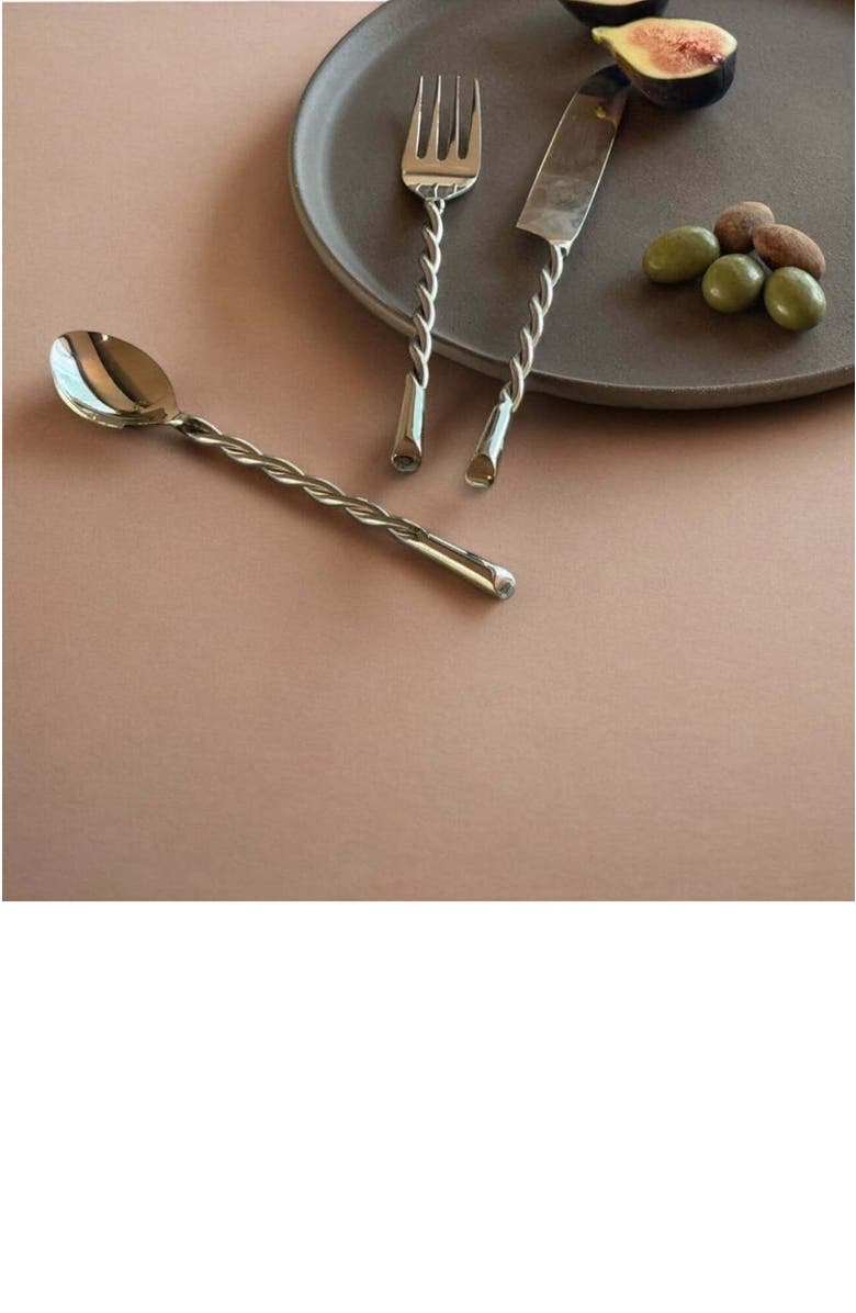 Meso Goods Ava Silver Flatware, Alternate, color, Silver