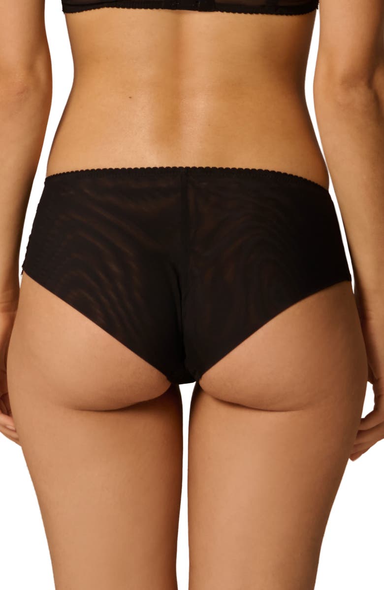 Simone Perele Idole Boyshorts, Alternate, color, Black