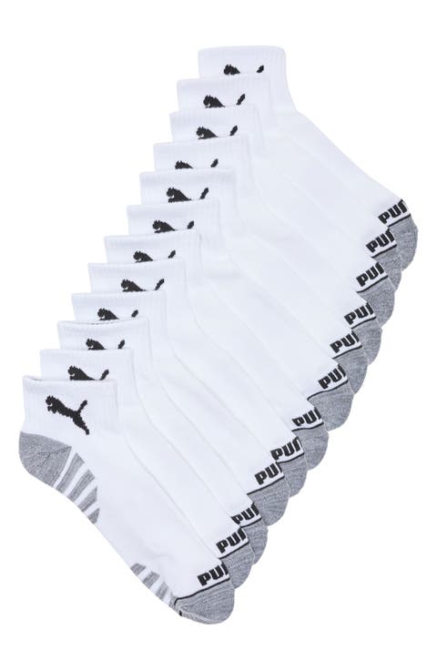 6-Pack Terry Quarter Length Socks