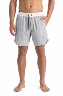 Spyder Colorblocked Scallop Volley Swim Shorts