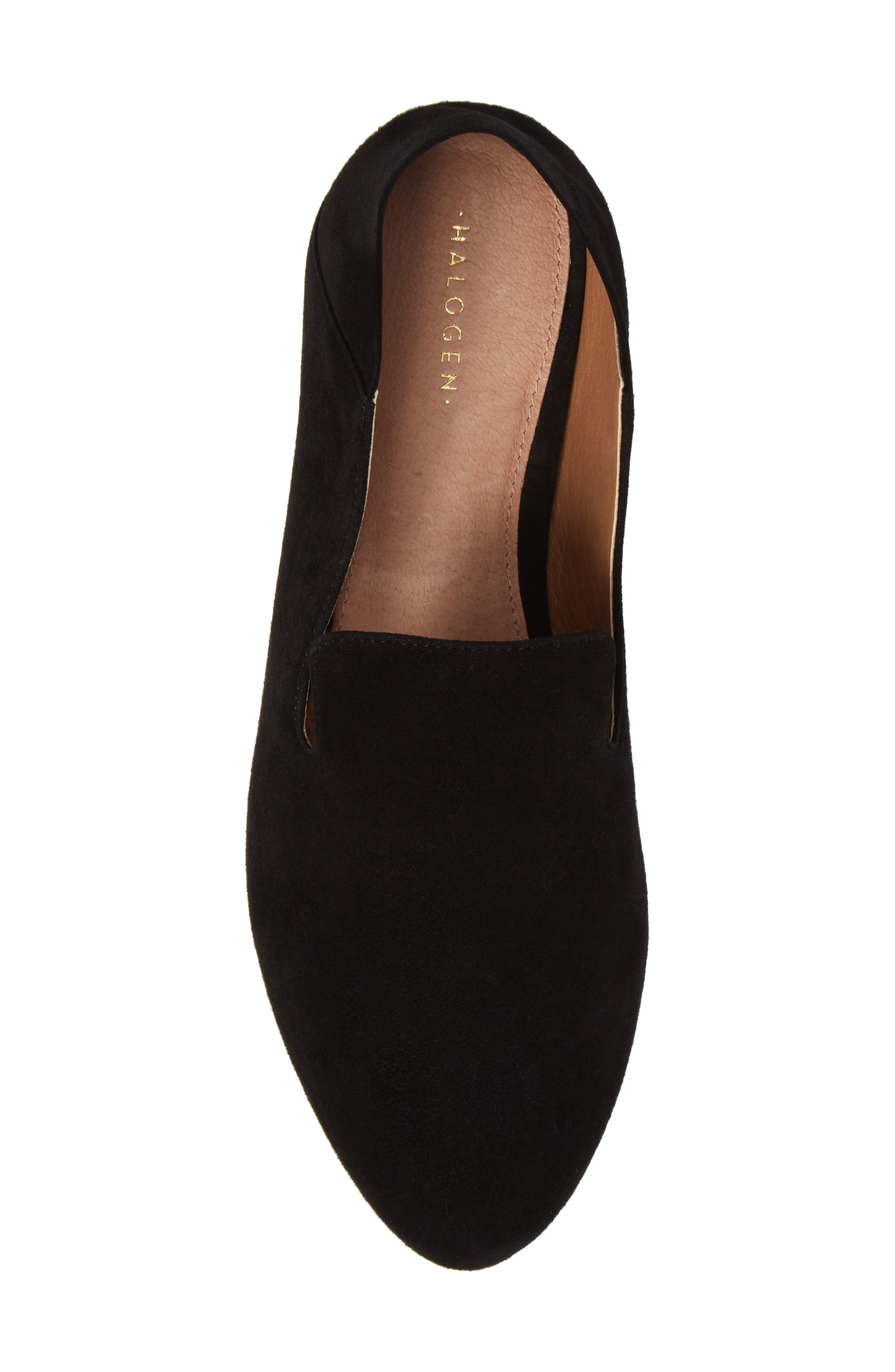 Sylvia Loafer, Alternate, color, BLACK SUEDE