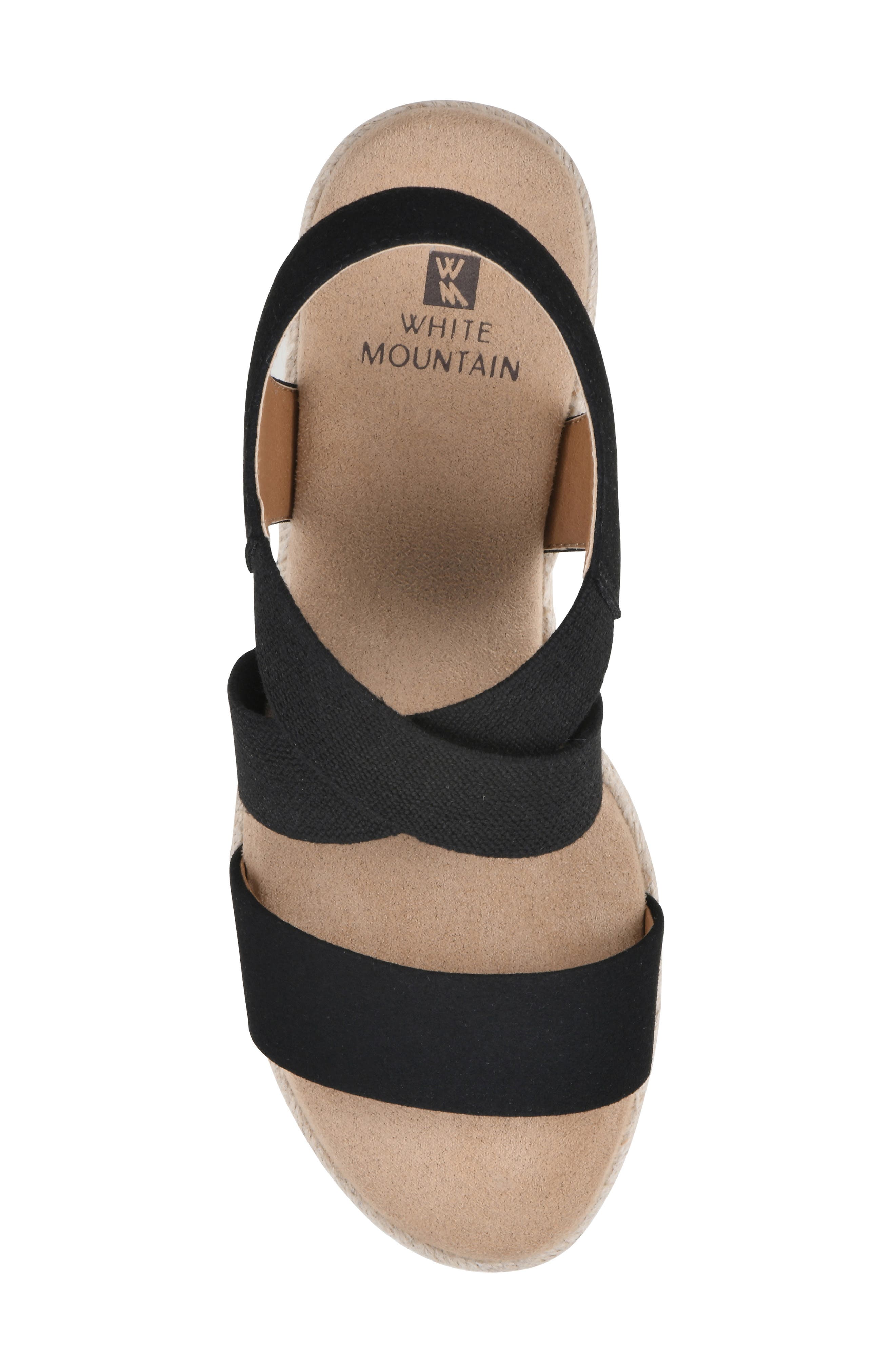 White Mountain Footwear Yanda Wedge Espadrille Sandal, Alternate, color, 