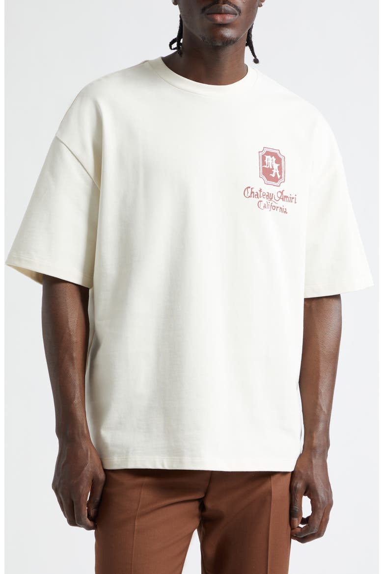 MA Chateau Oversize Graphic T-Shirt, Main, color, IVORY