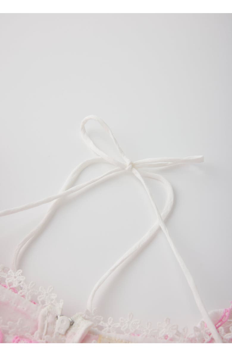 Marlo Kids Haley Embroidered Mini Dress, Alternate, color, Pink