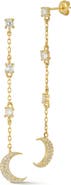 GLAZE JEWELRY Moon Drop Earrings