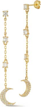 GLAZE JEWELRY Moon Drop Earrings
