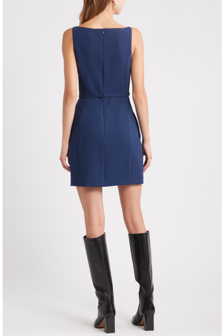 The Icon Belted Minidress, Alternate, color, NAVY IRIS