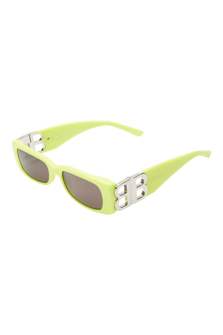 51mm Square Sunglasses, Alternate, color, YELLOW SILVER GREY