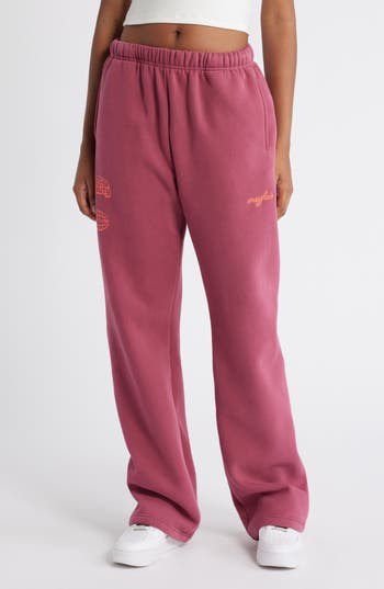 The Mayfair Group Find The Beauty Wide Leg Pants In Red