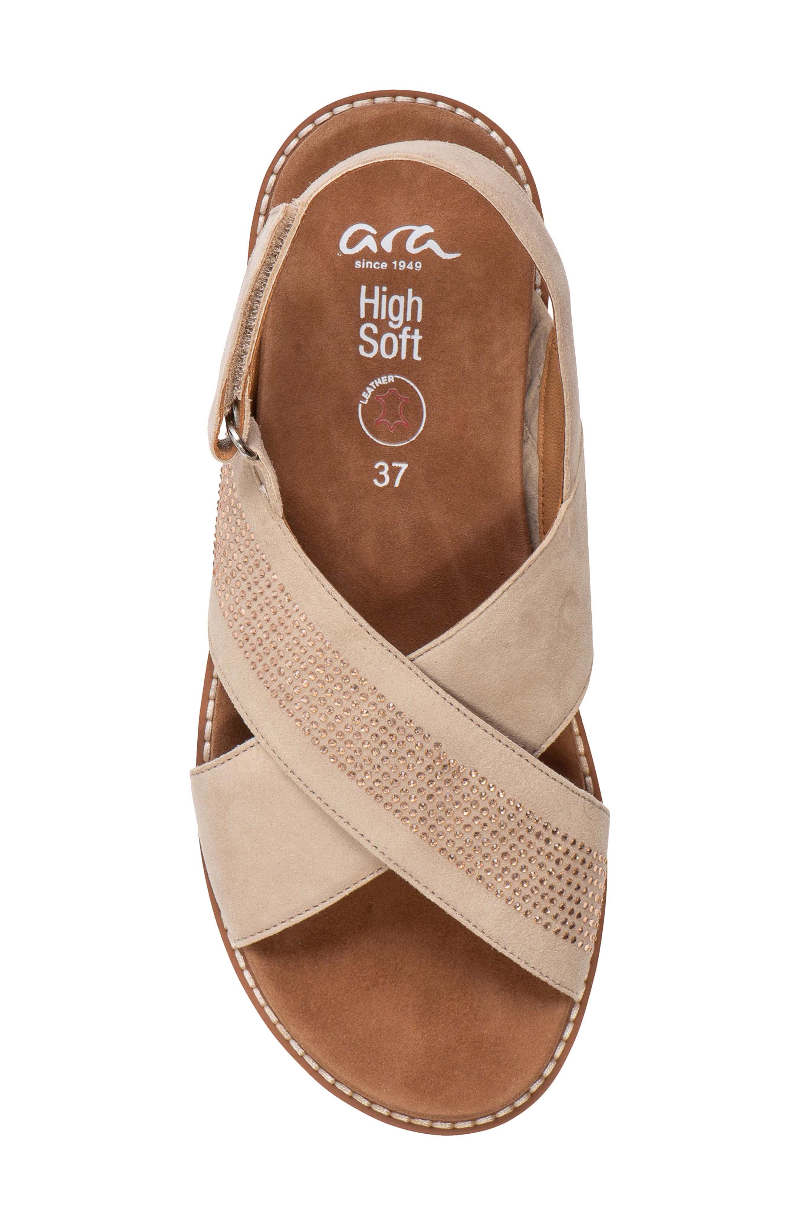 ara Kiki Rhinestone Slingback Sandal, Alternate, color, 