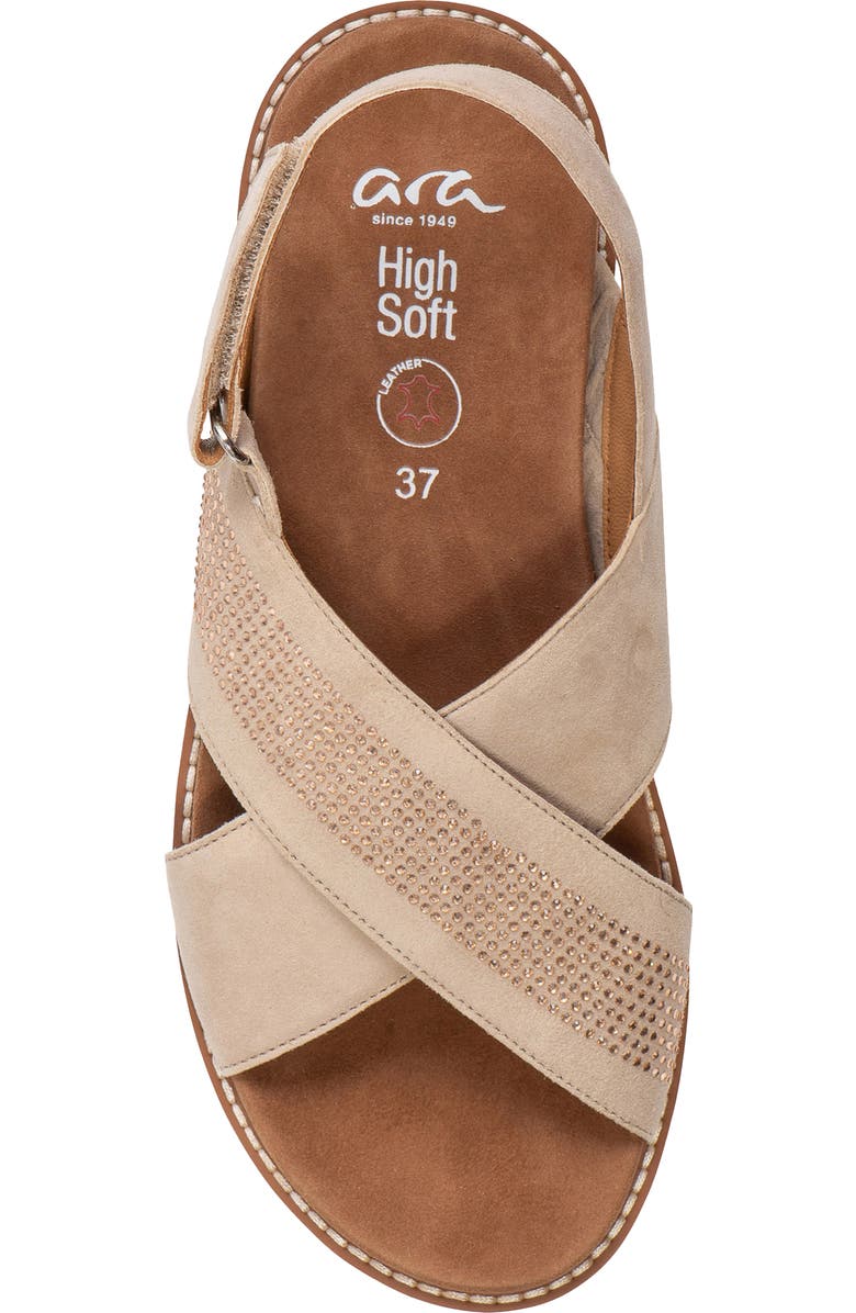 ara Kiki Rhinestone Slingback Sandal, Alternate, color,
