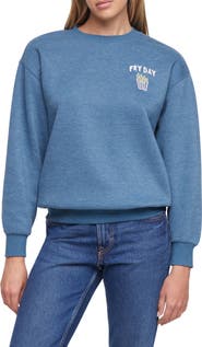 Wildfox Fry Day Charlie Graphic Sweatshirt